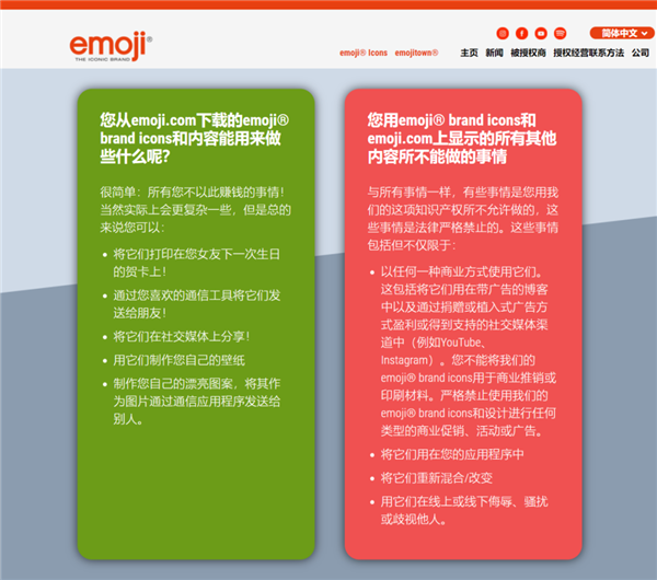 沒(méi)有版權(quán)的Emoji表情！居然能被這網(wǎng)站拿來(lái)賣(mài)錢(qián)